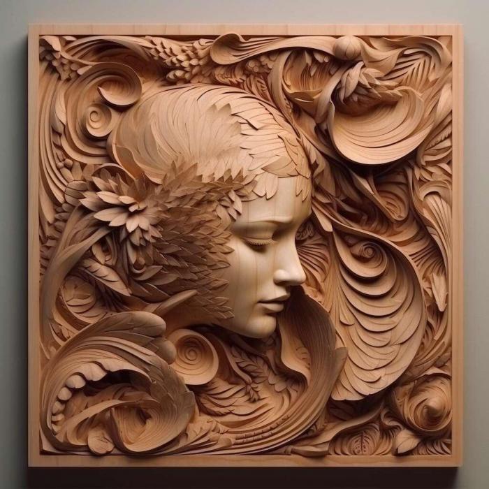 نموذج ثلاثي الأبعاد لآلة CNC 3D Art 